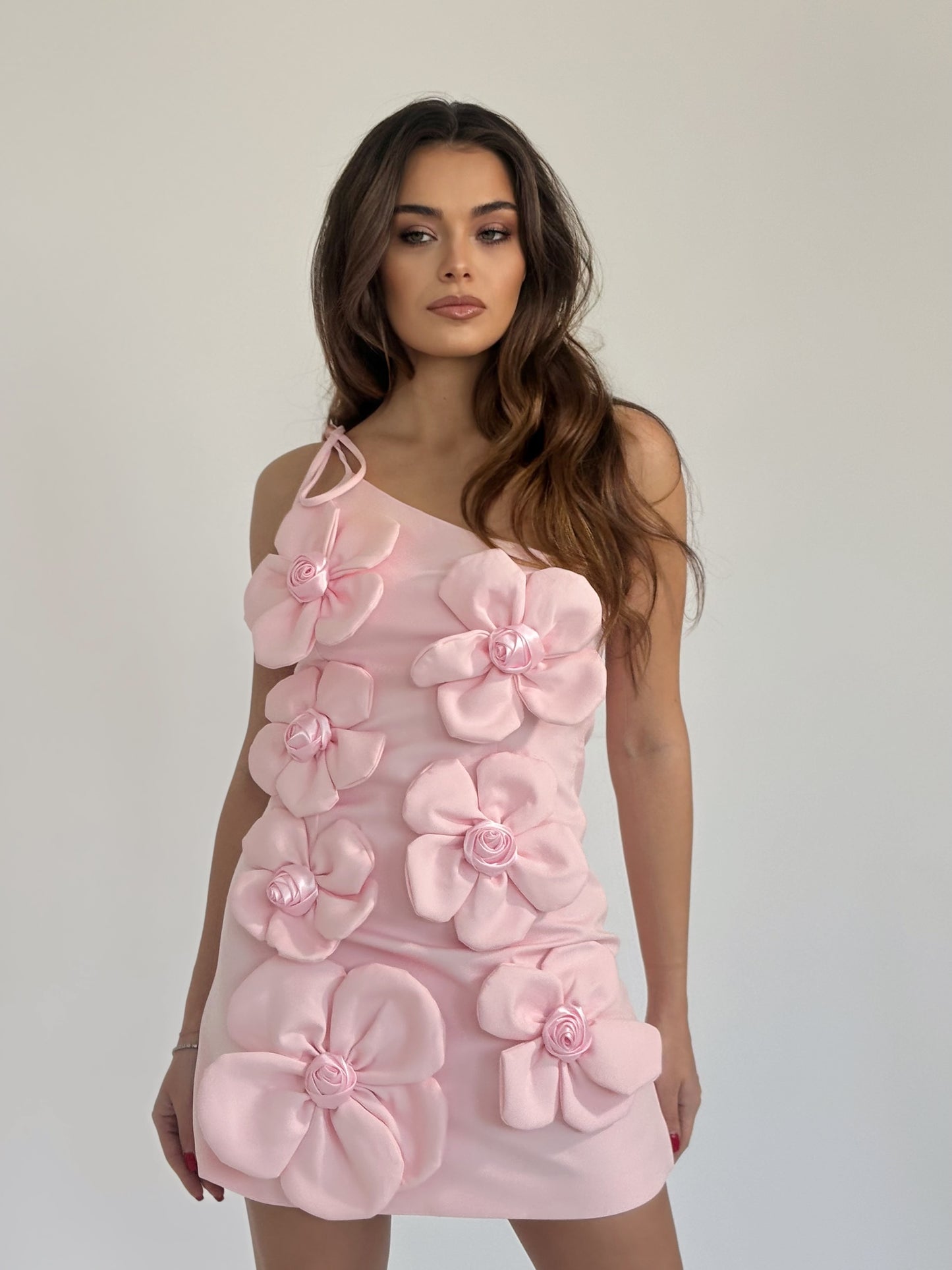 Rochie Verona cu flori 3D