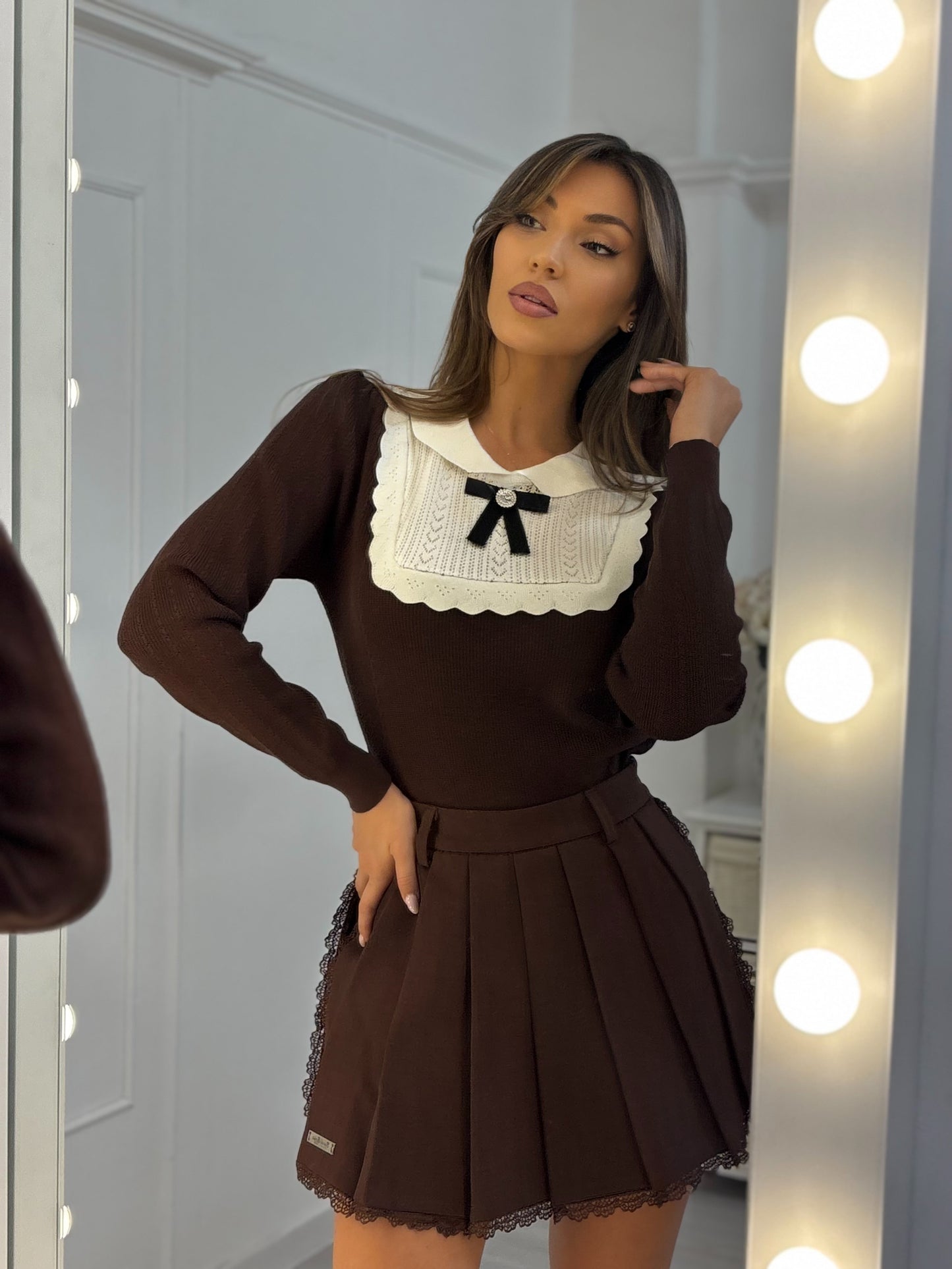 Блуза Doroty с яка и панделка