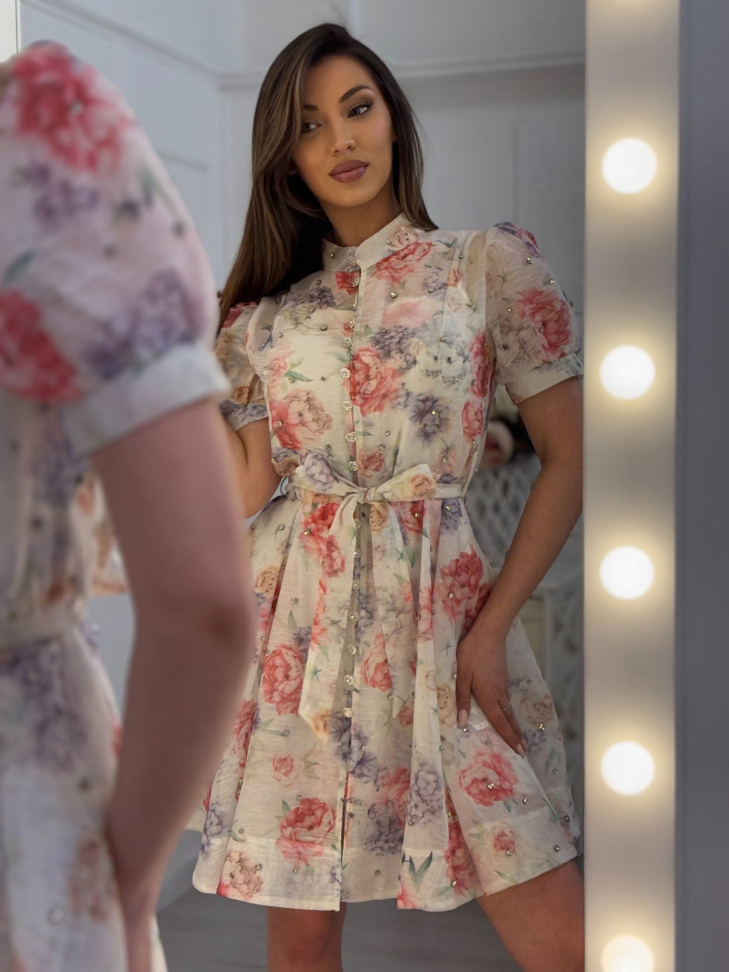 Rochie Sanity cu pietre