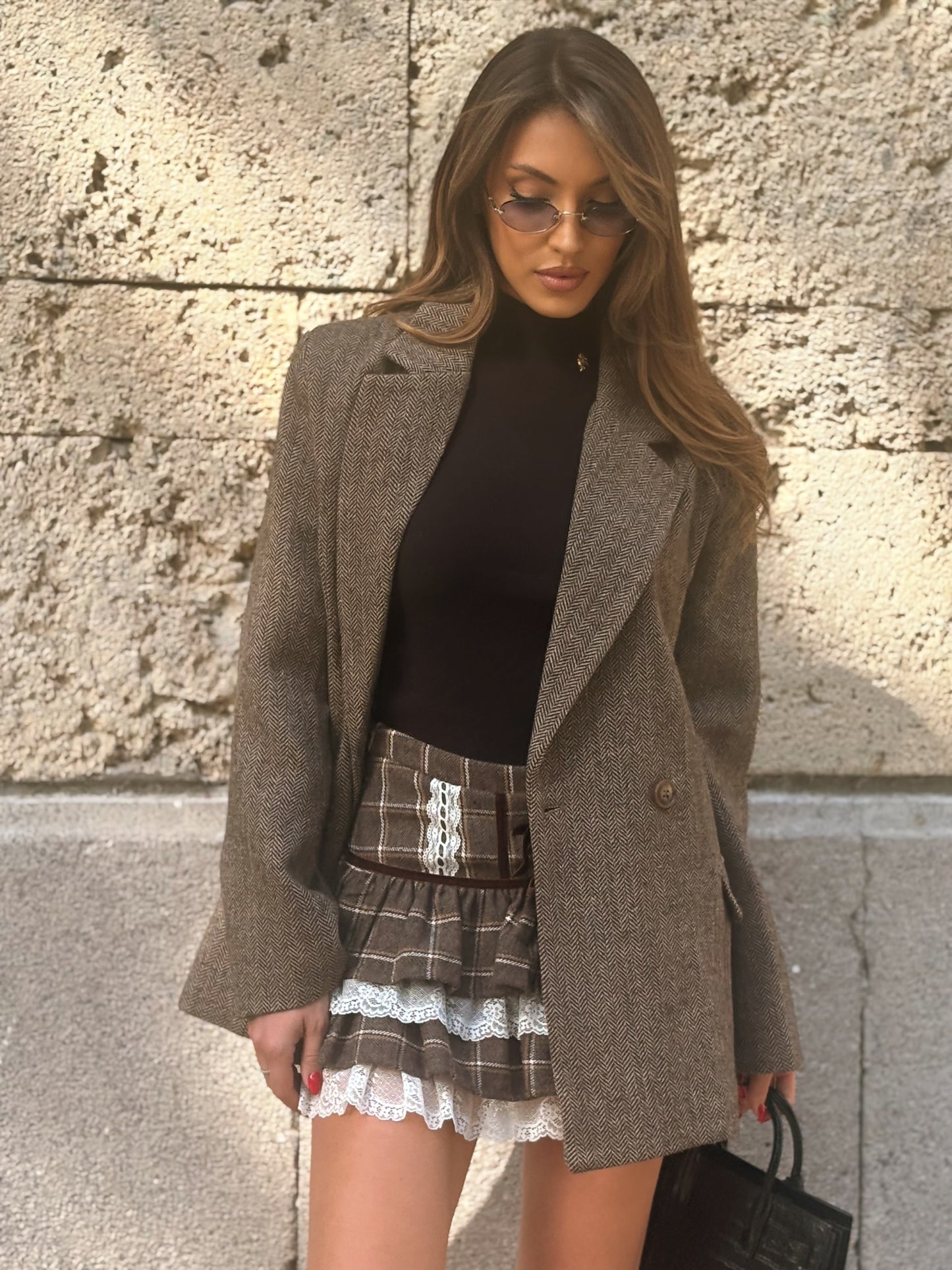 Оувърсайз блейзър Petit с вълна