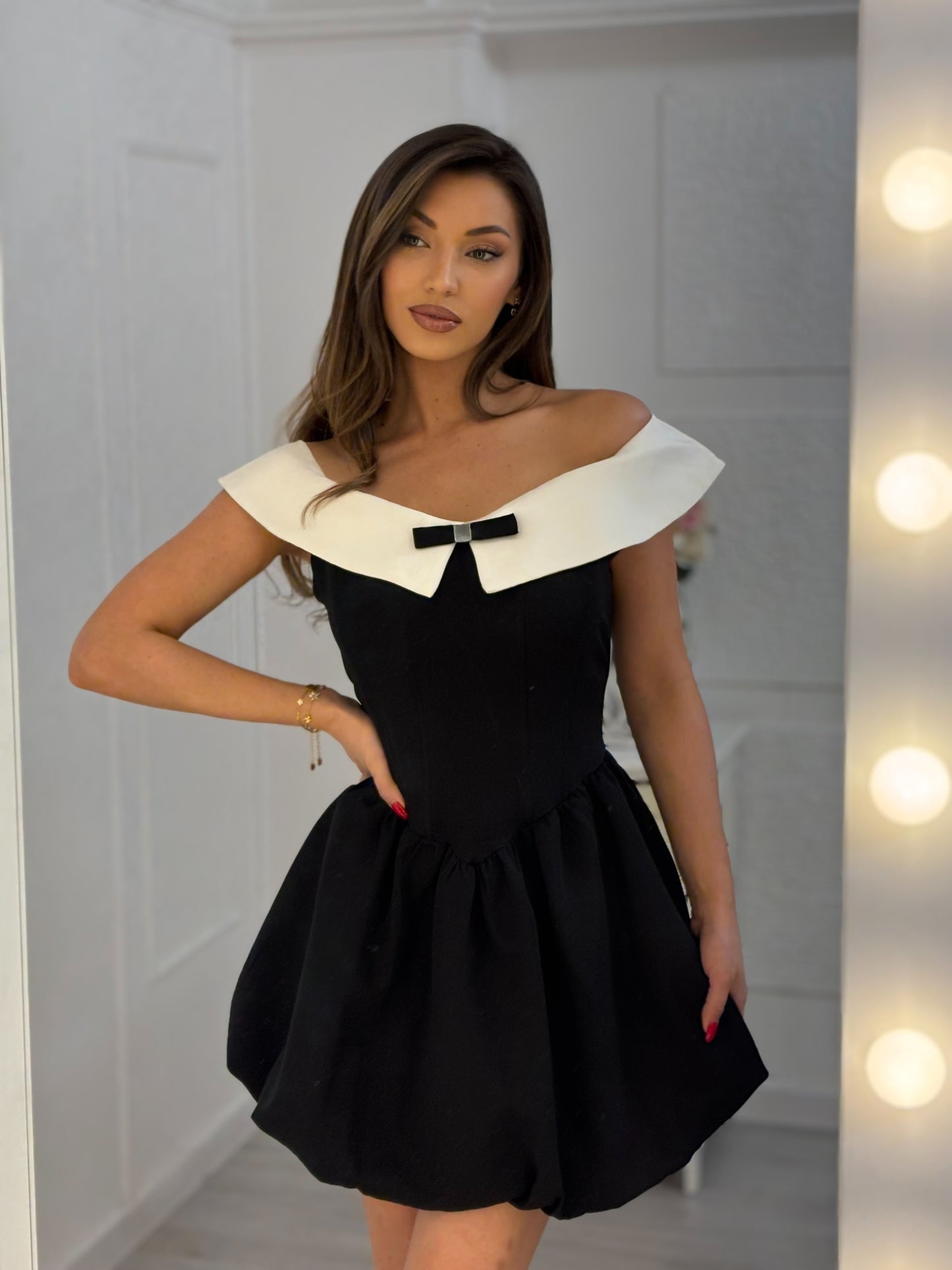 Francheska off-shoulder dress