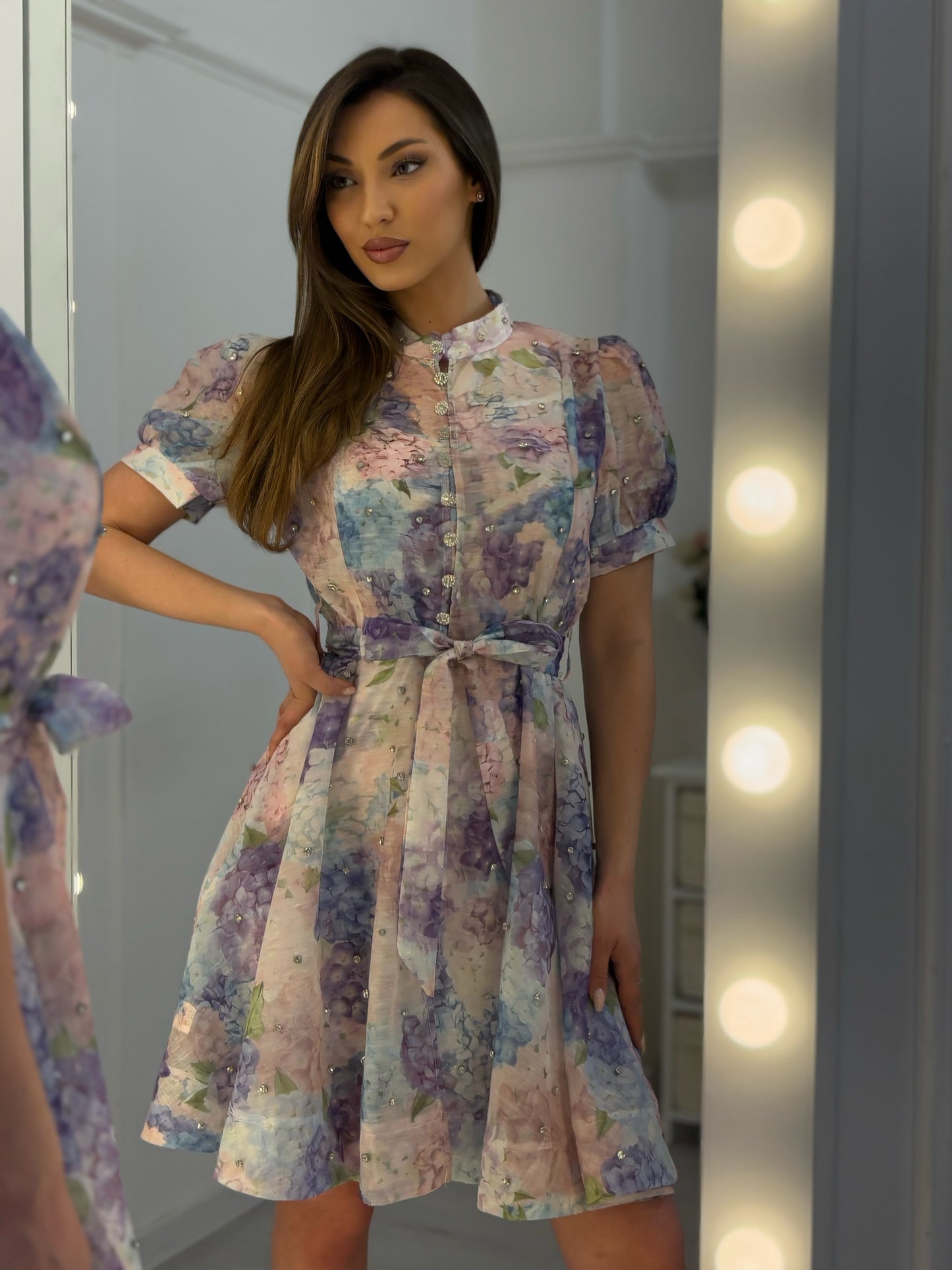 Rochie Sanity cu pietre