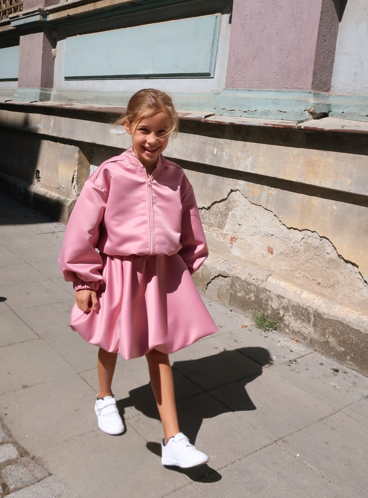 Fustă din satin COLETTE MINI