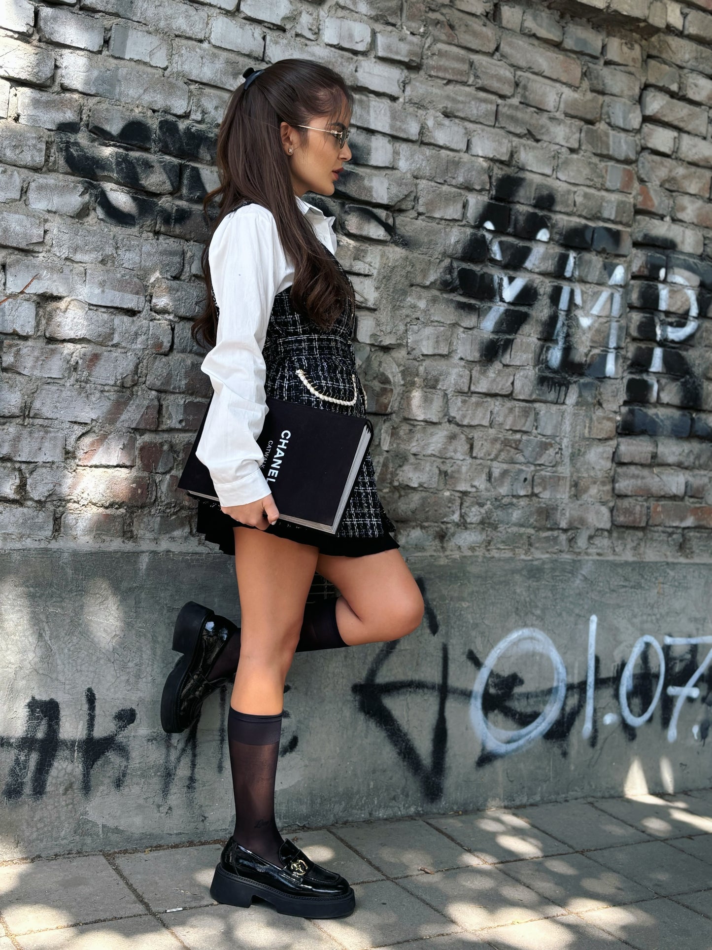 Елек от букле Sara с колан