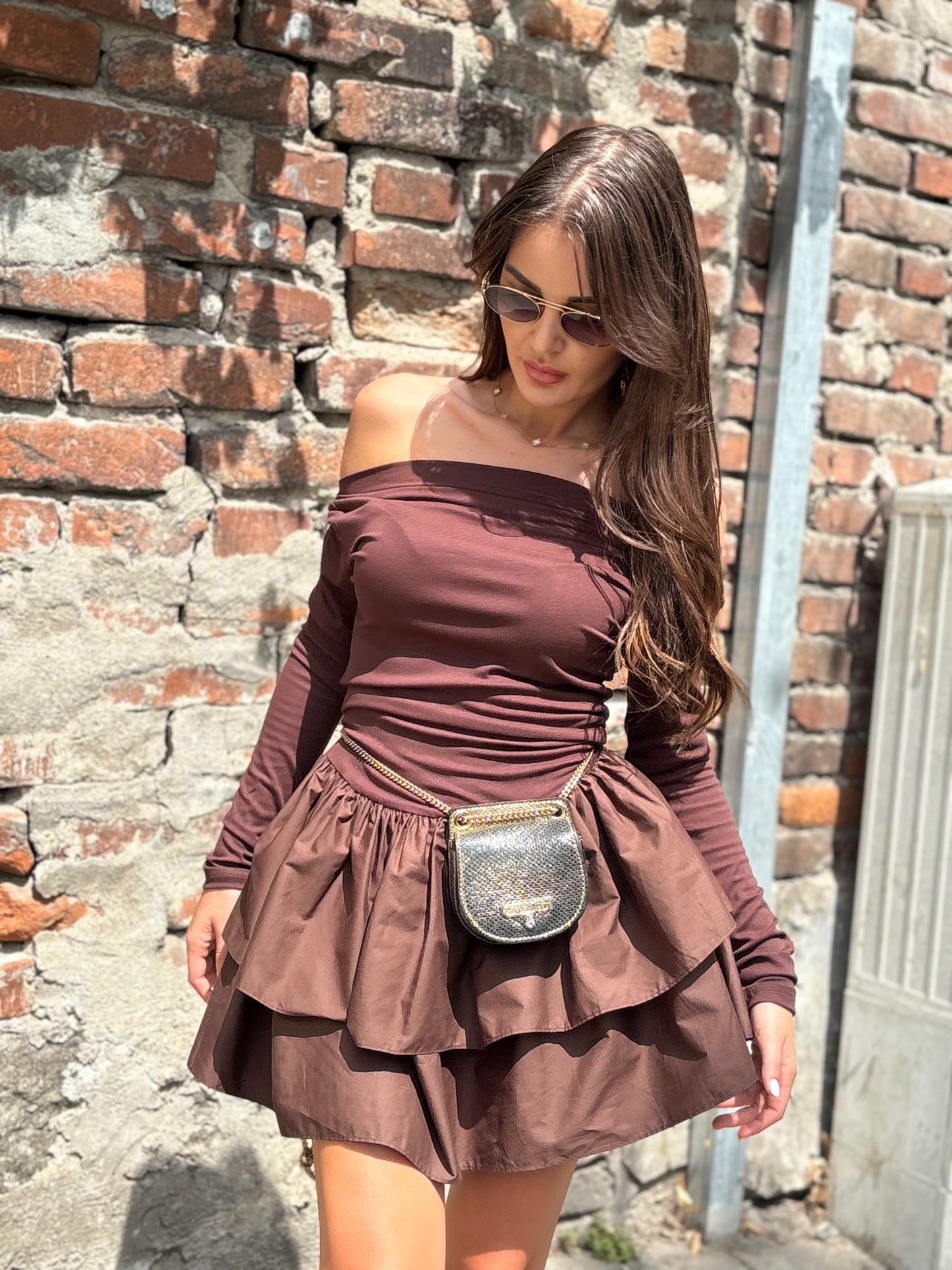 Рокля Bambina на волани