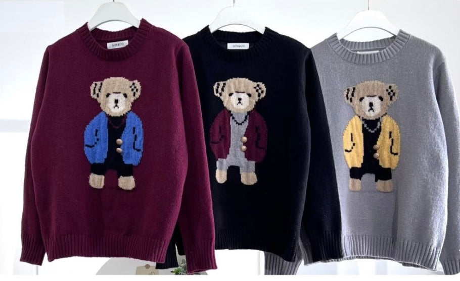 Pulover cu rulment de urs