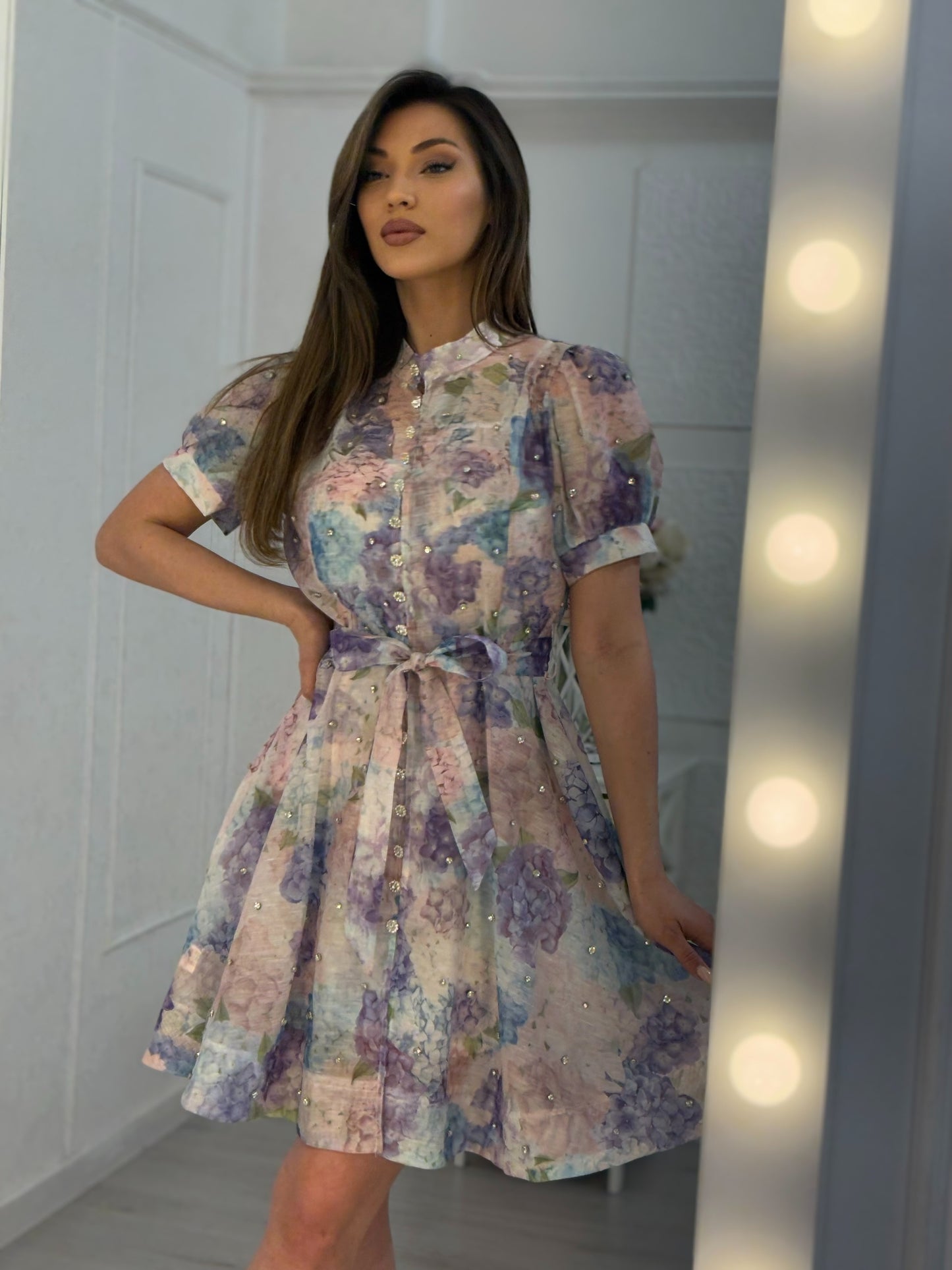 Rochie Sanity cu pietre