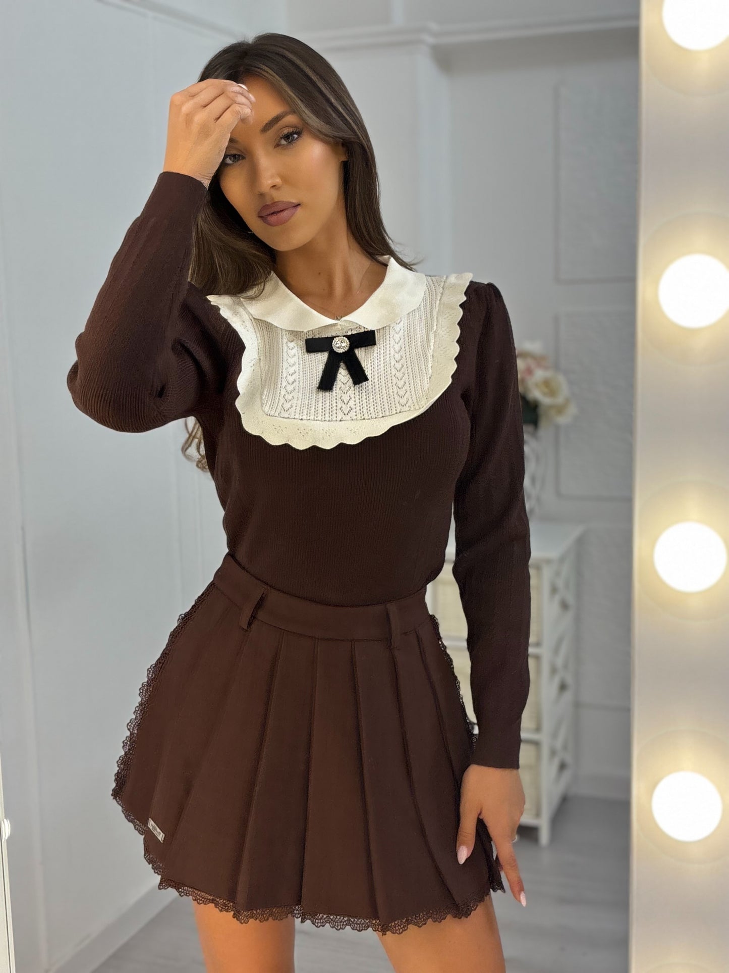 Блуза Doroty с яка и панделка