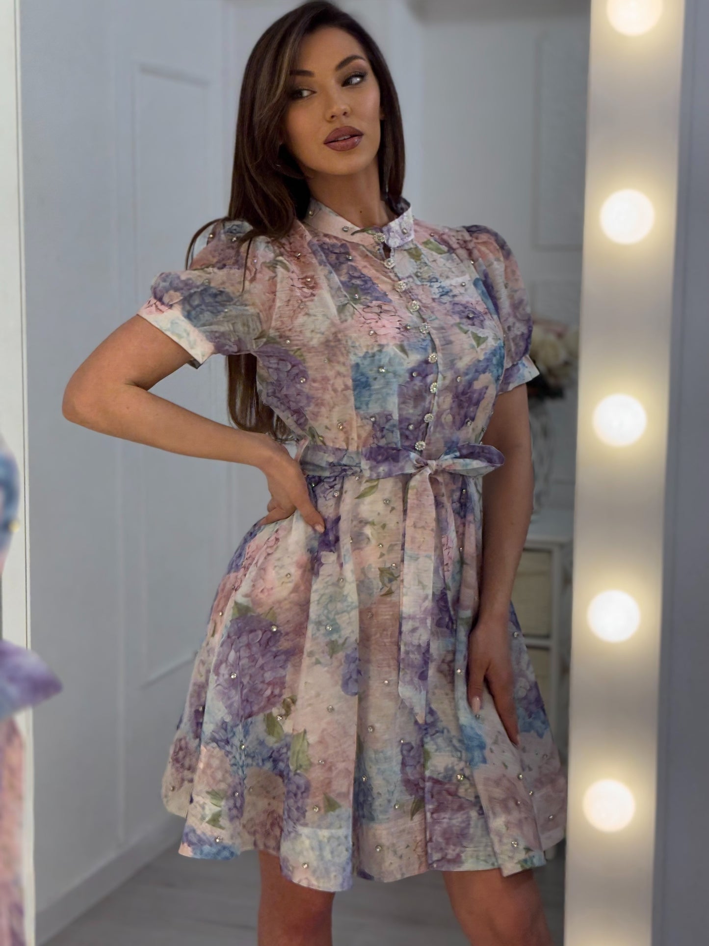 Rochie Sanity cu pietre