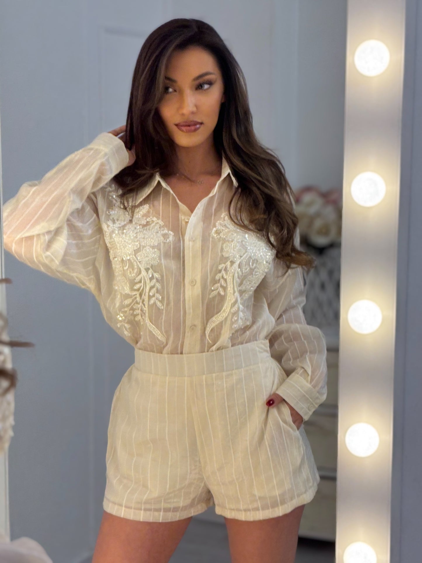 Комплект Sweetie с мъниста и пайети