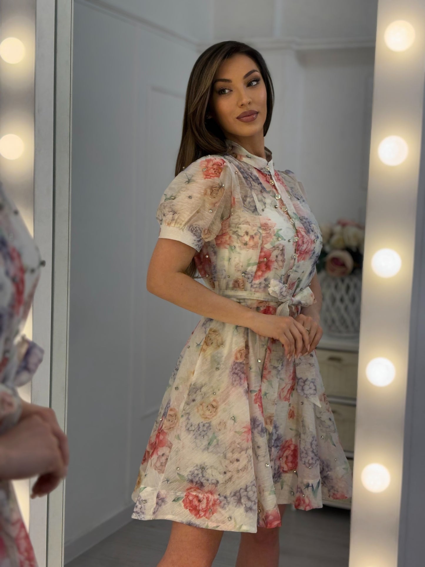 Rochie Sanity cu pietre