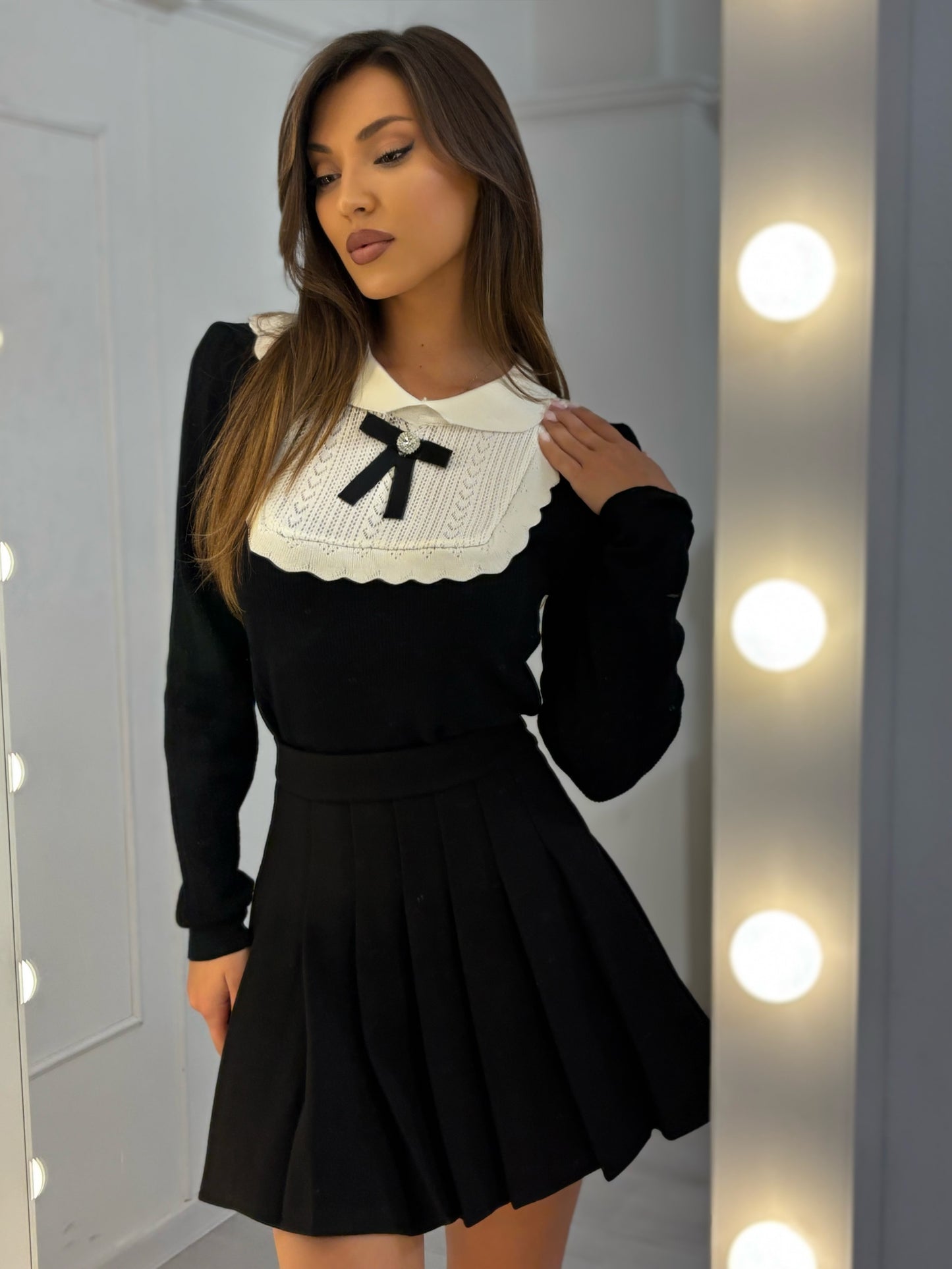 Блуза Doroty с яка и панделка