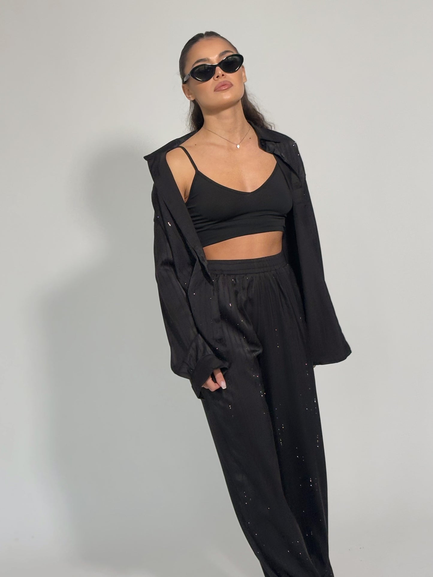 Сатенен комплект Riata с камъни