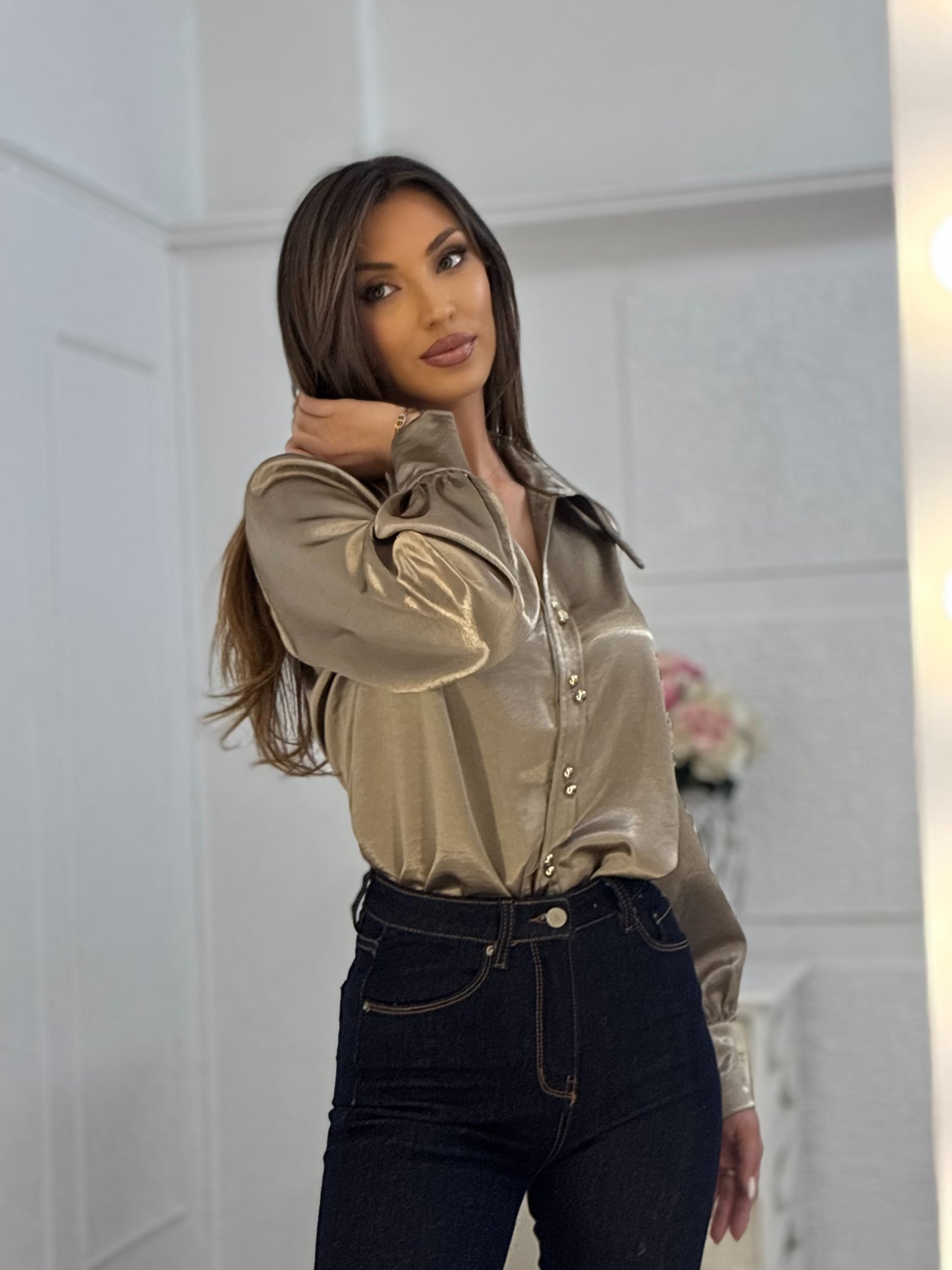 Сатенена риза Dolita