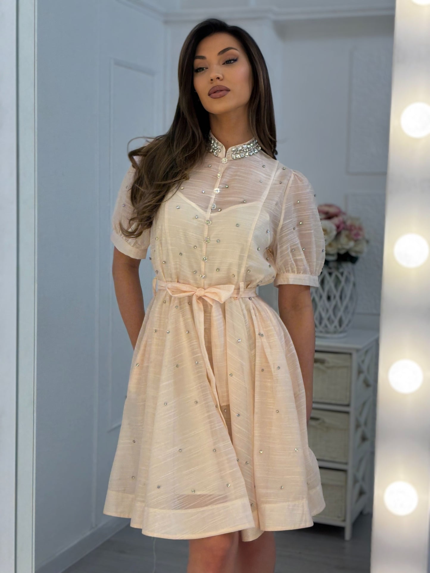 Dress with stones Danaya