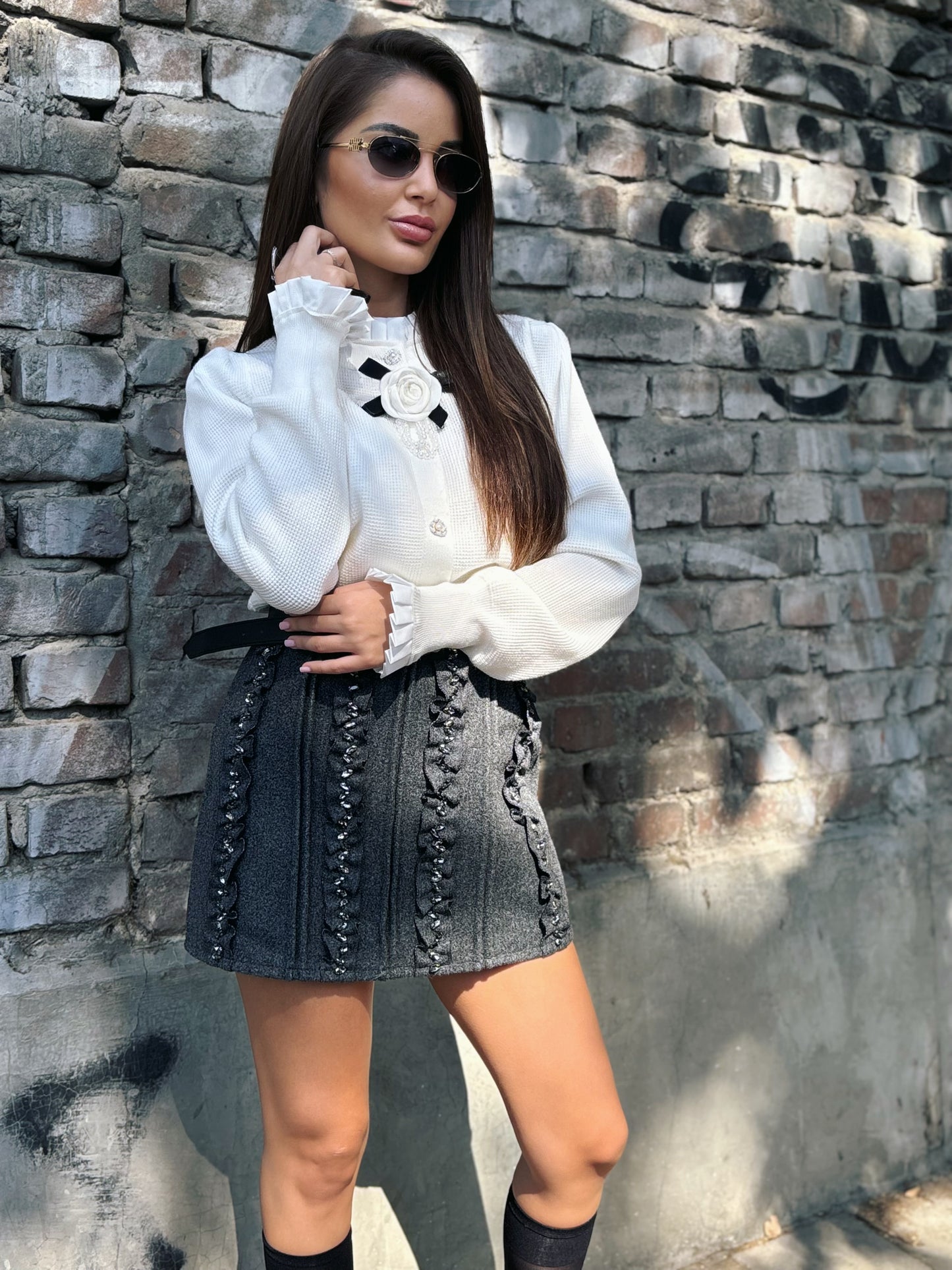 Жилетка Rose с подвижна роза