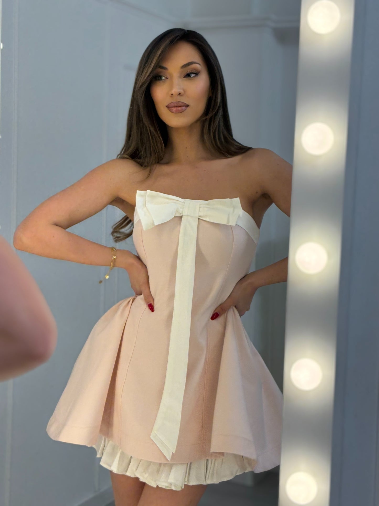 Candy Ribbon dress with ribbon