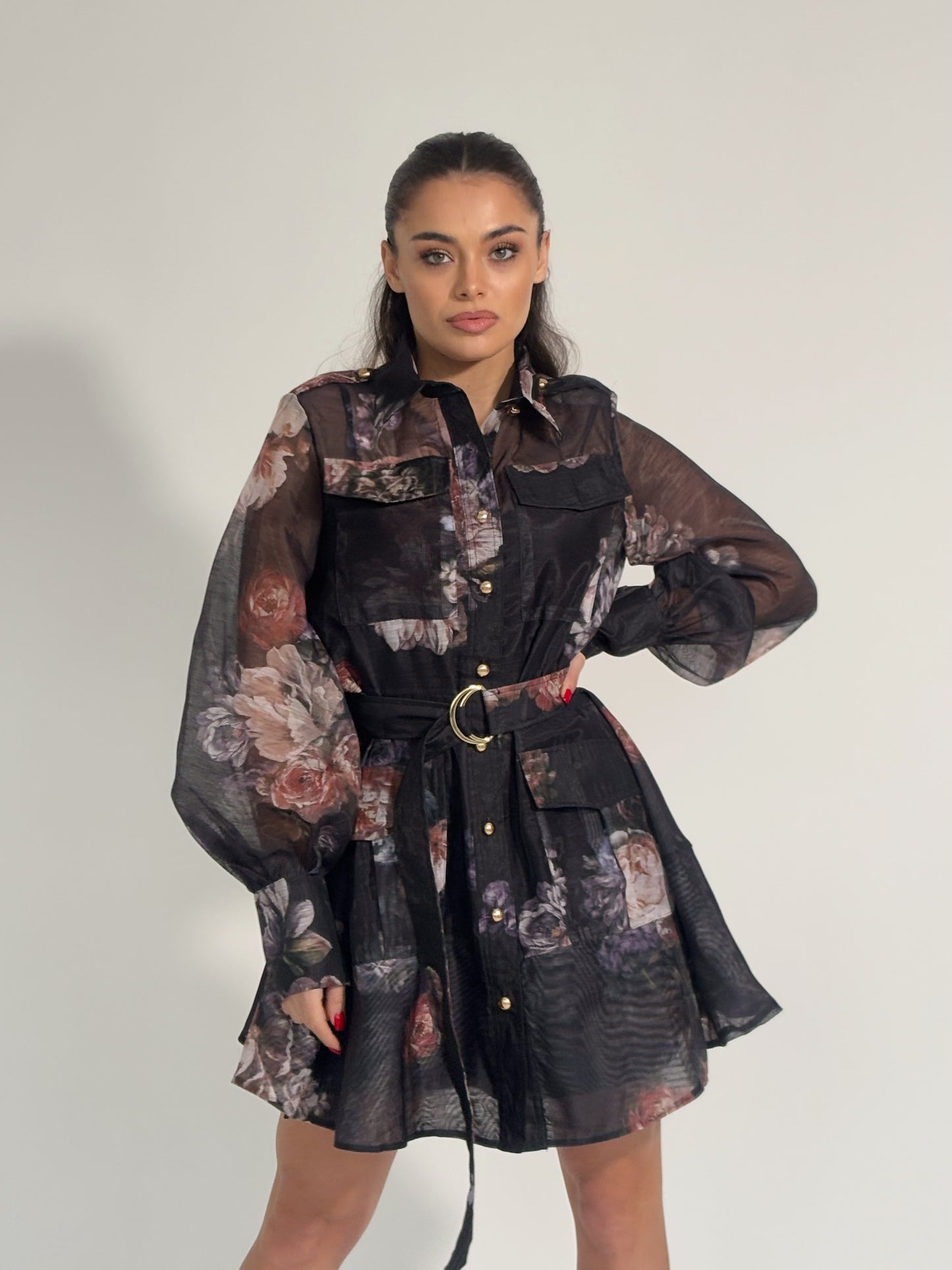 Gracia dress with belt