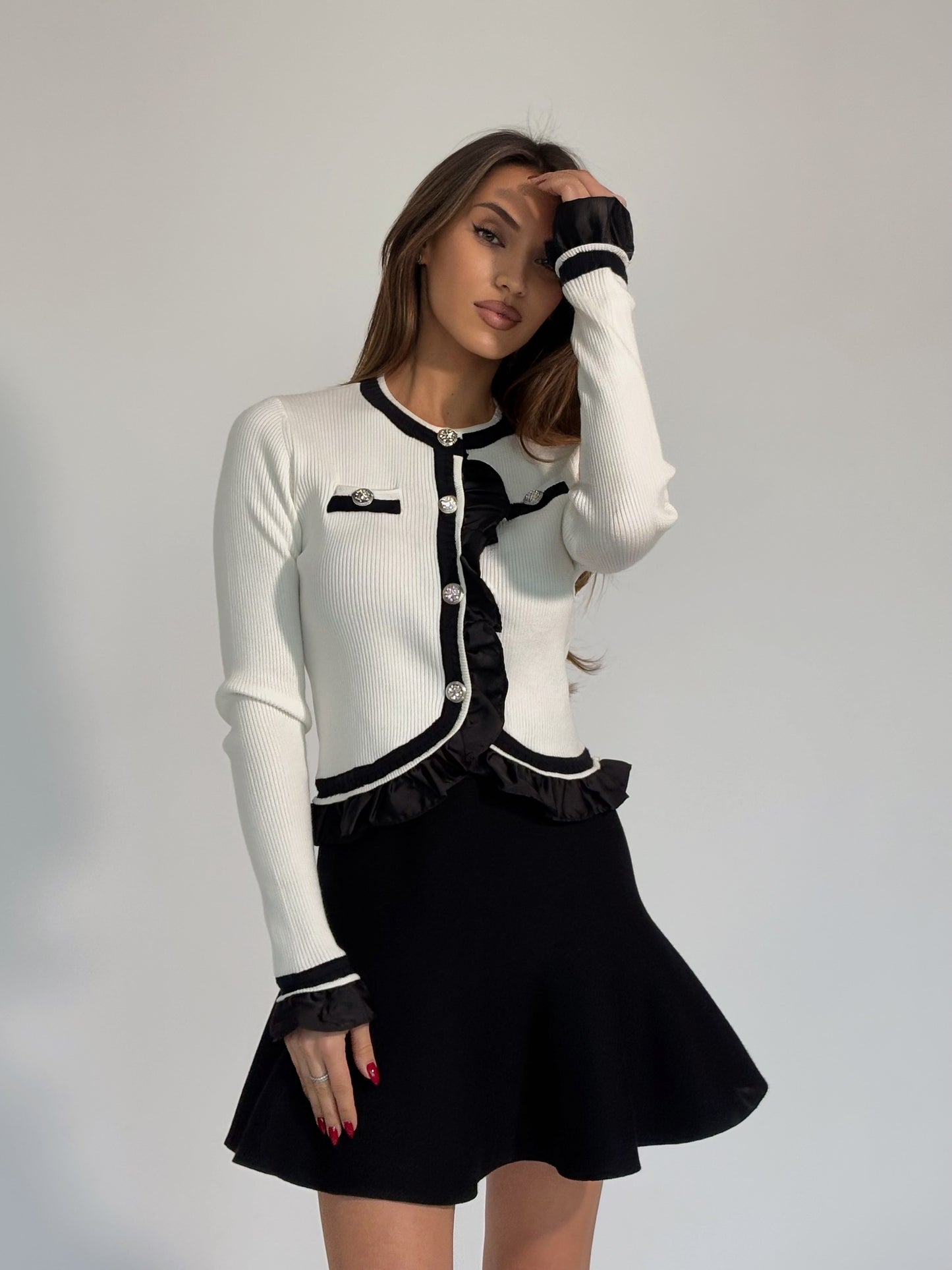 Жилетка със сатенени харбали Dolchena