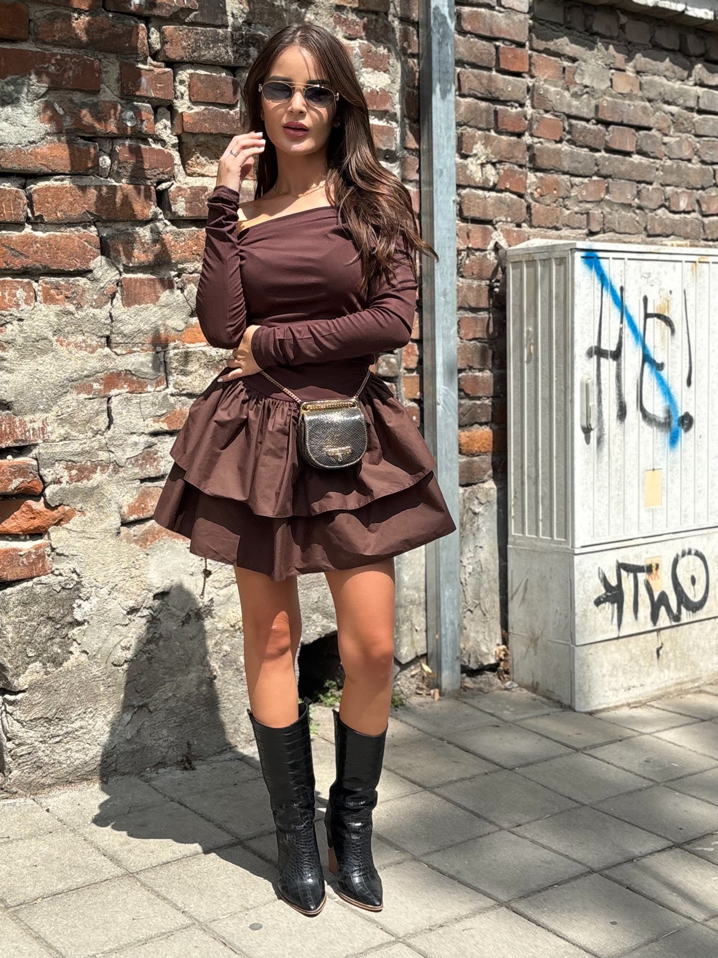 Рокля Bambina на волани
