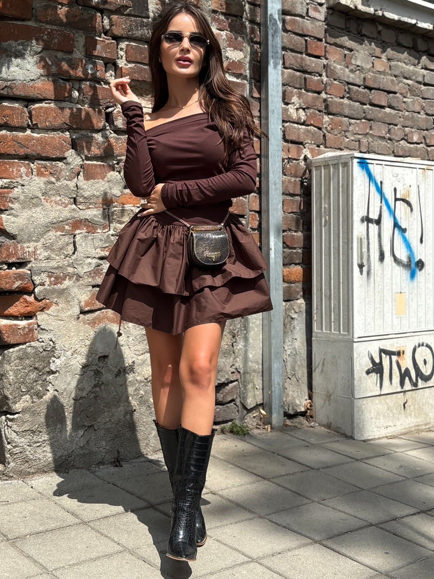 Рокля Bambina на волани