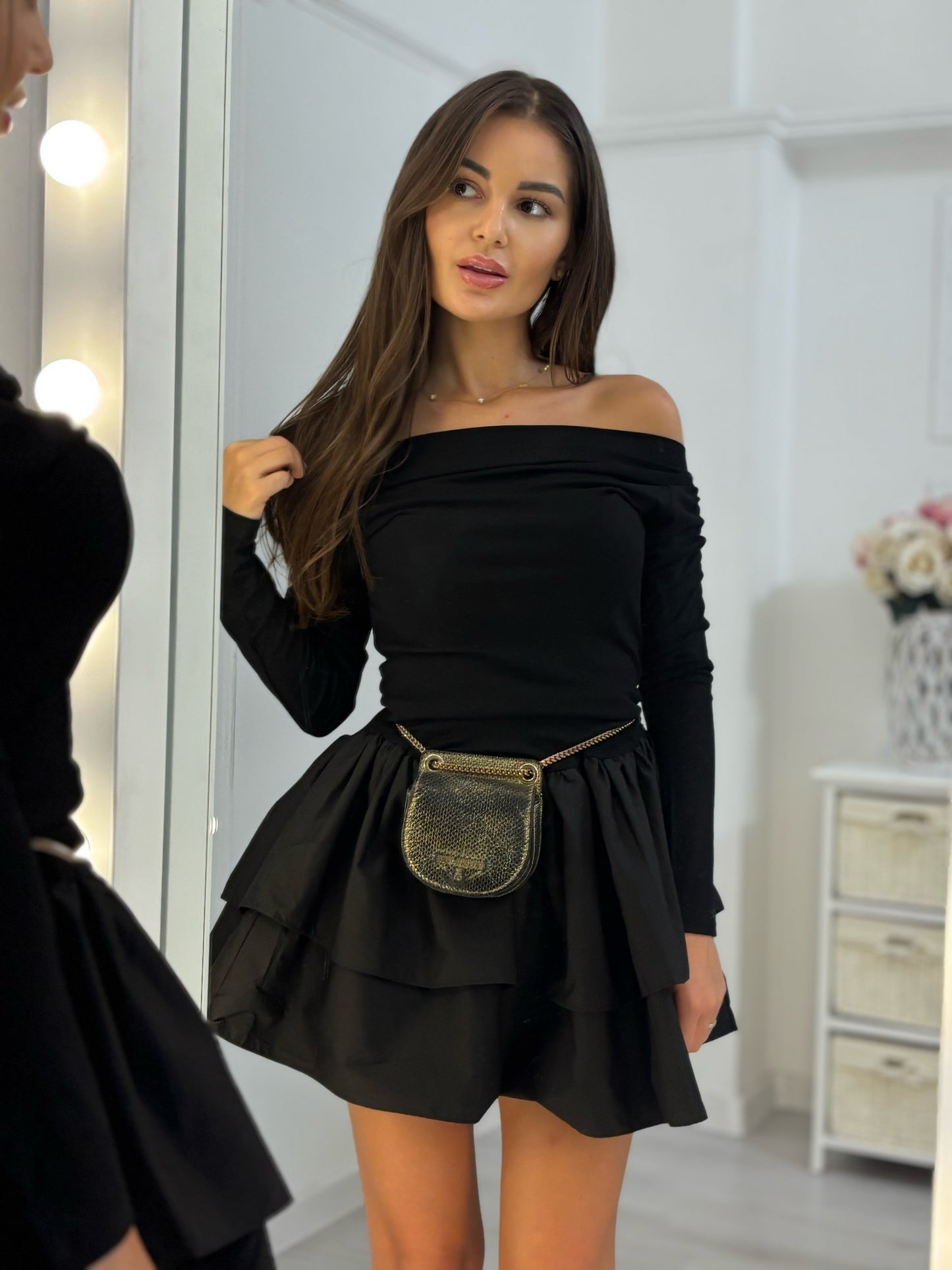 Рокля Bambina на волани