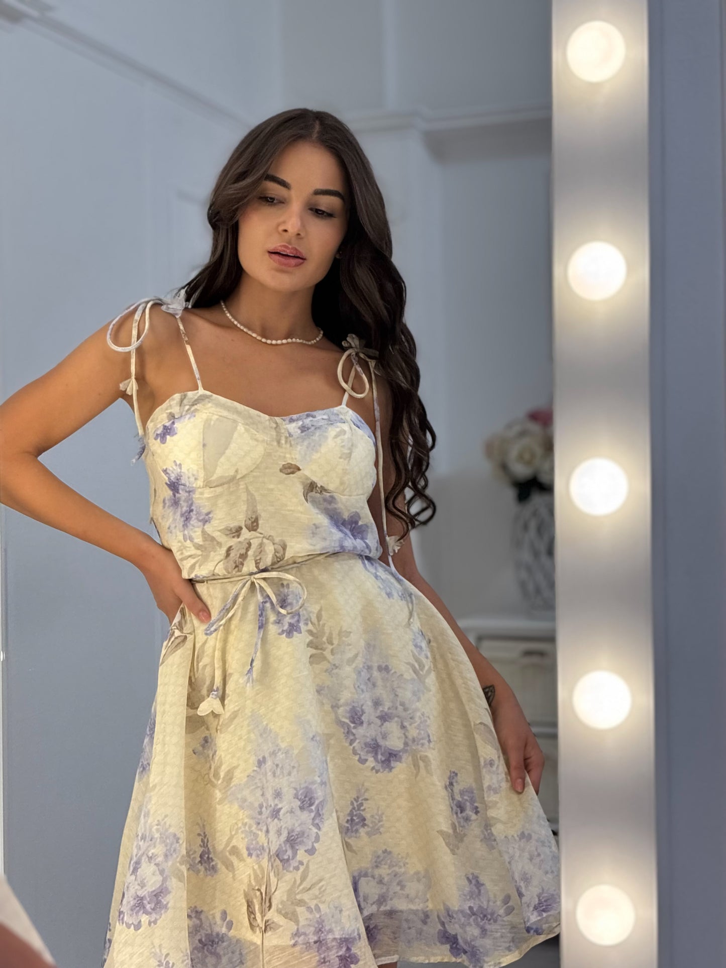 Рокля Carmelina с цветя