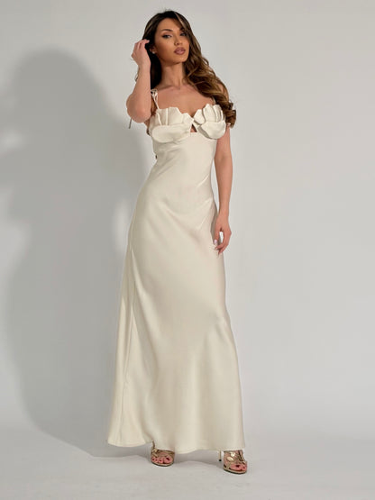 Сатенена рокля Dolchena