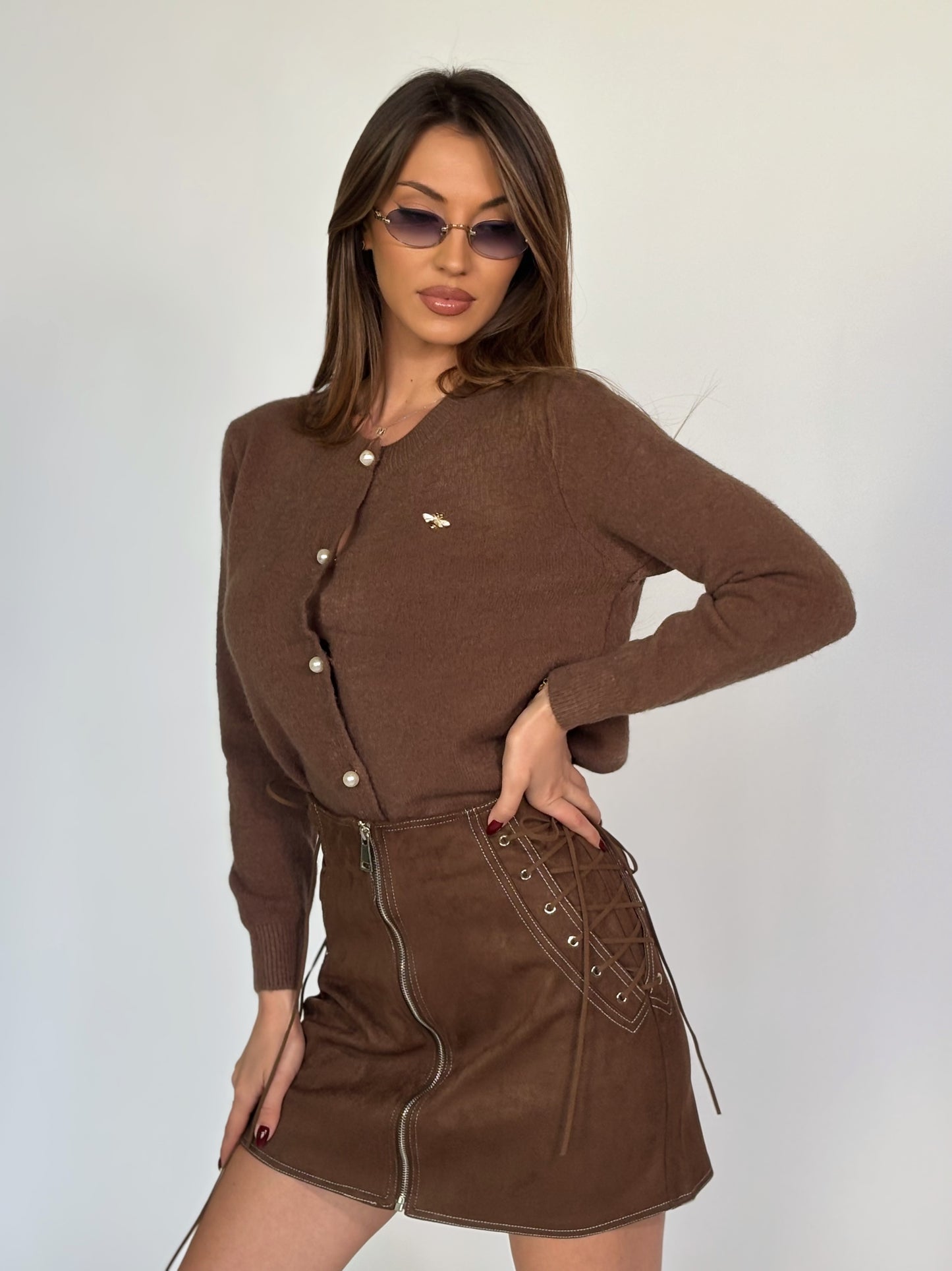 Жилетка Pepe с перлени копчета