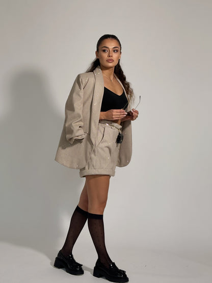 Вълнен комплект с камъни Torina