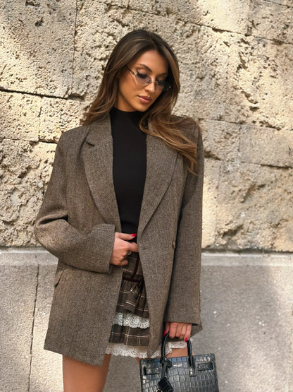 Оувърсайз блейзър Petit с вълна