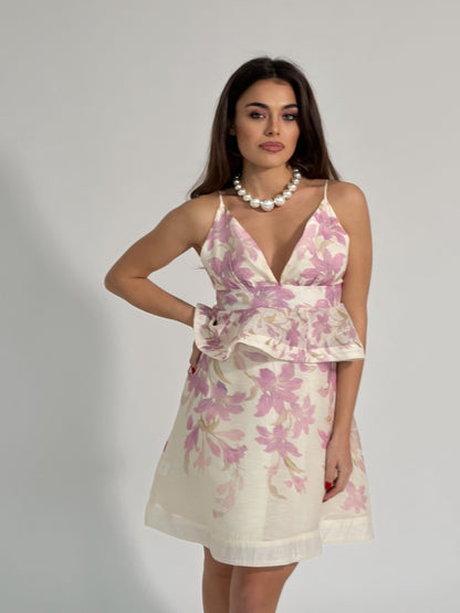 Рокля Lavander с цветя