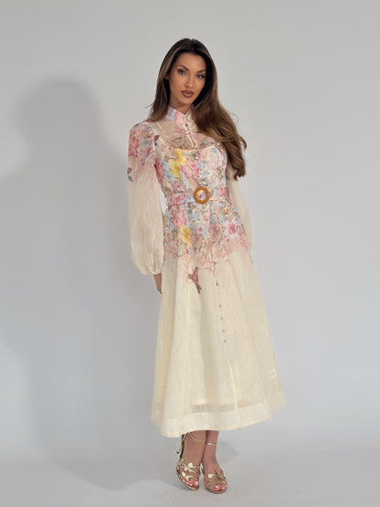 Рокля Rosie с флорални мотиви