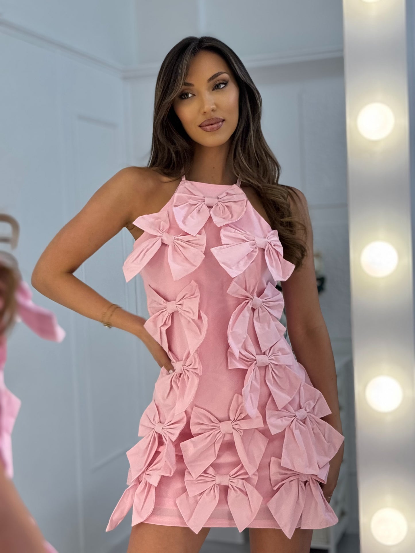 Violina dress with ribbons