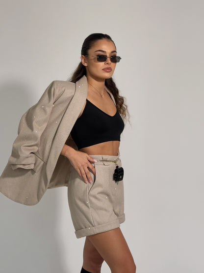 Вълнен комплект с камъни Torina