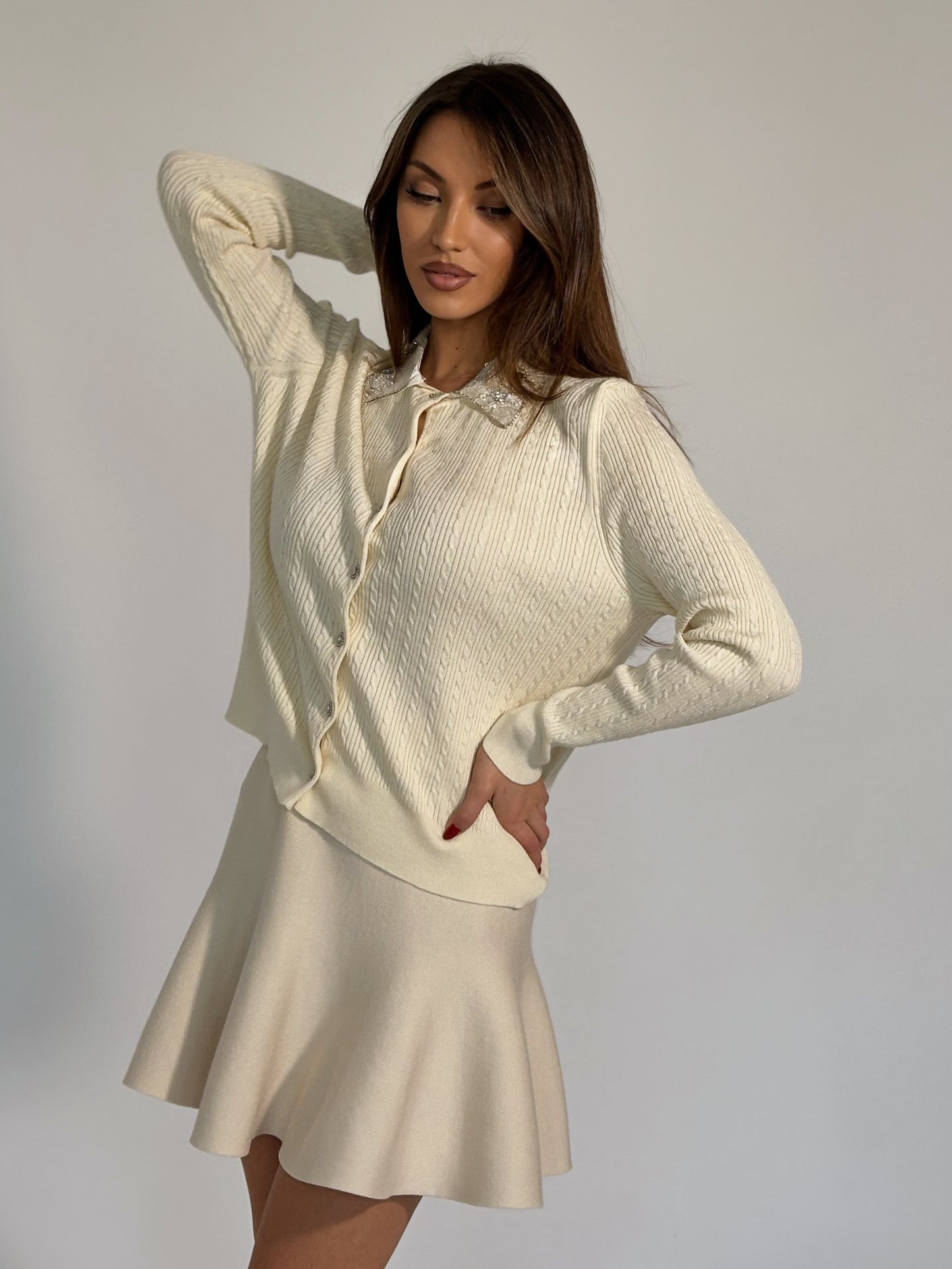 Жилетка Dorian с подвижна яка от мъниста