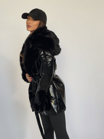 Яке Leila от лак с пух