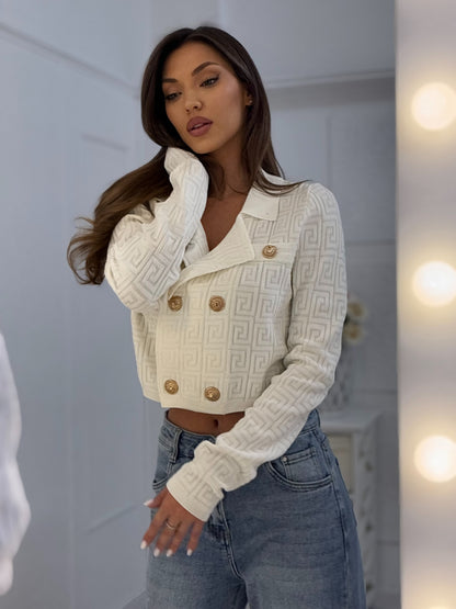 Fency cardigan with ornaments