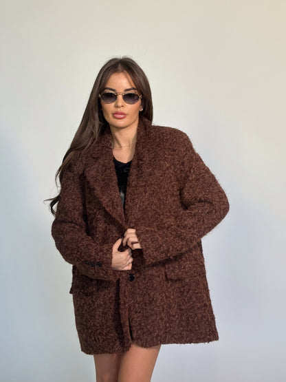 Блейзър Cocona от плътна материя