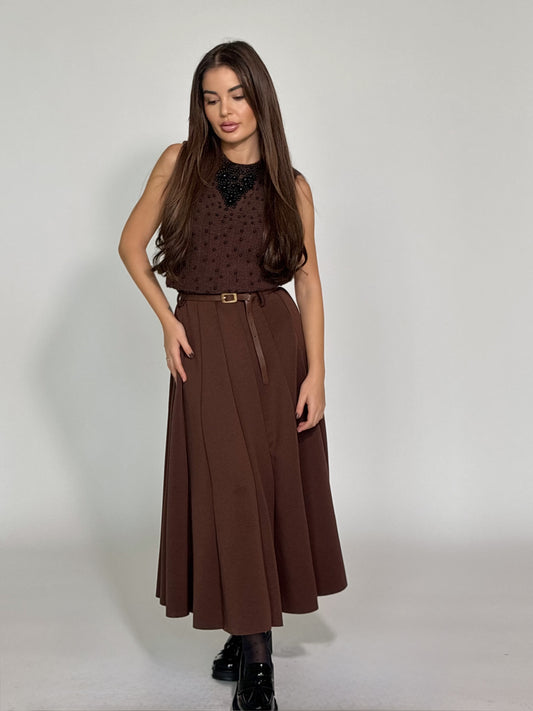 Миди пола Korita с колан