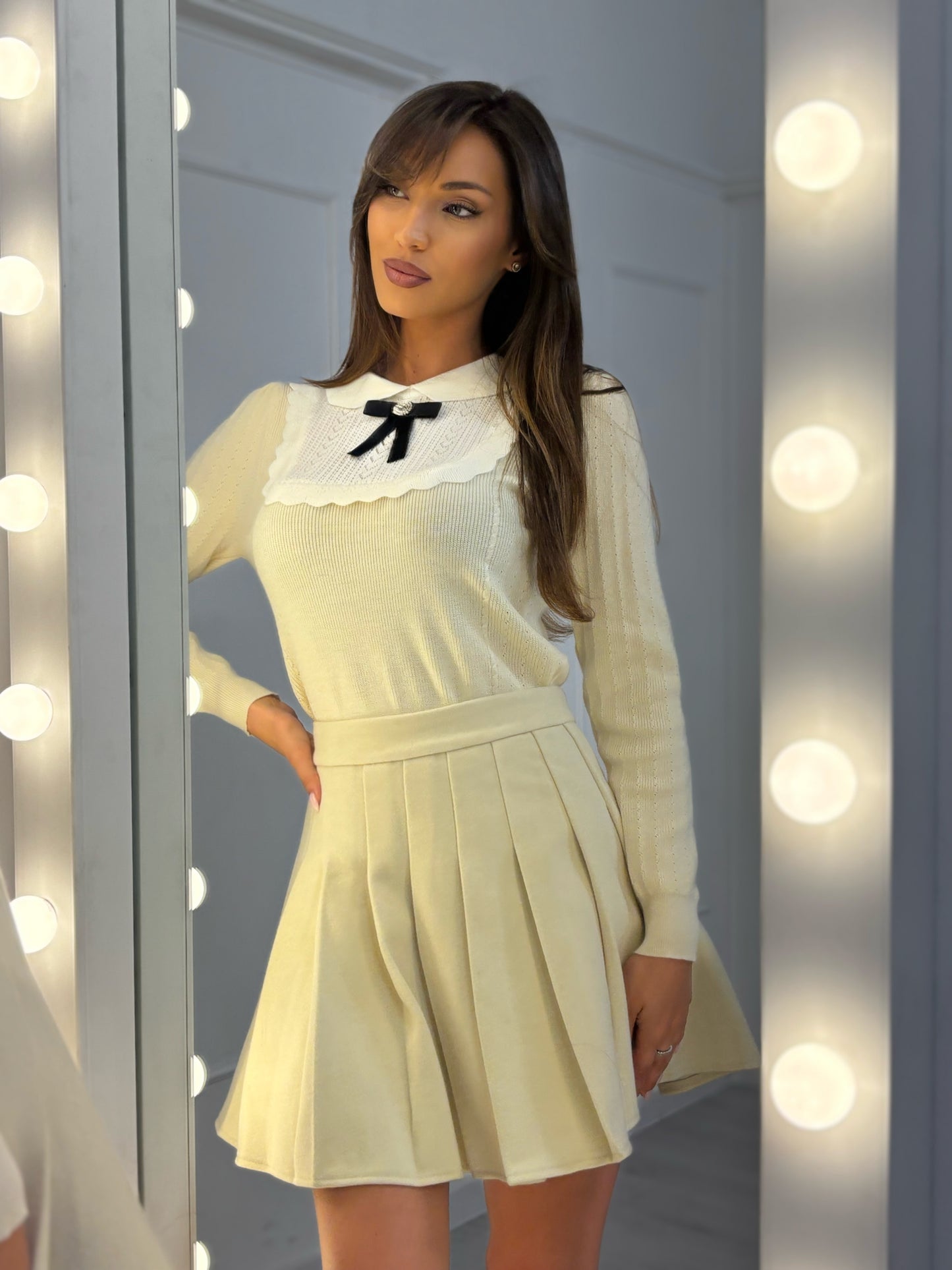 Блуза Doroty с яка и панделка