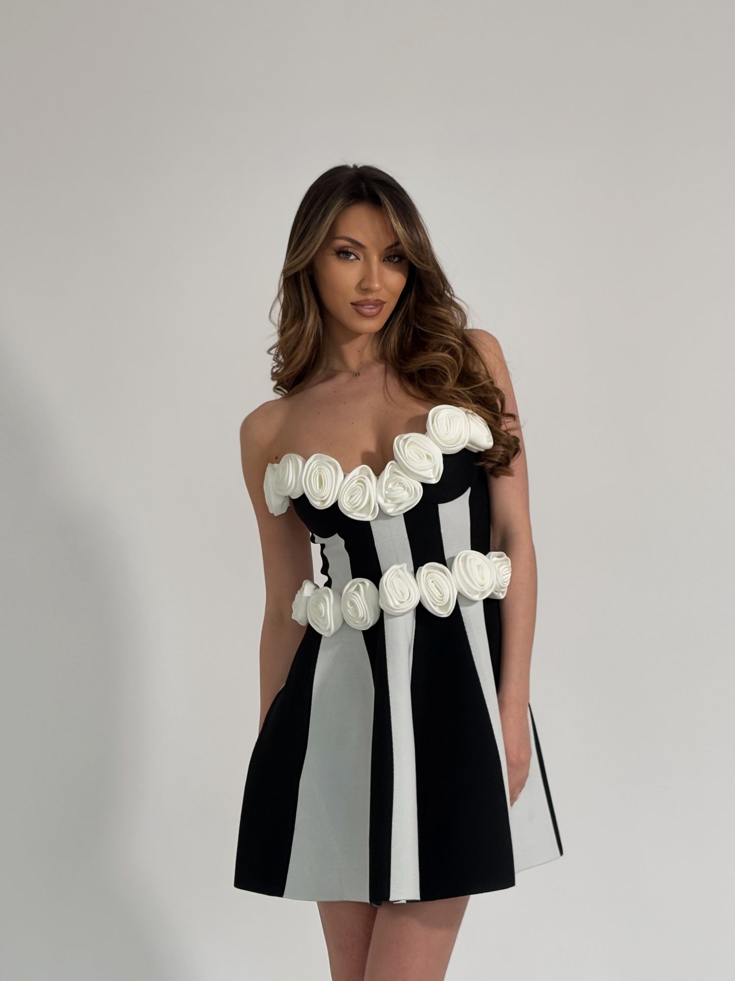 Besa dress with flowers