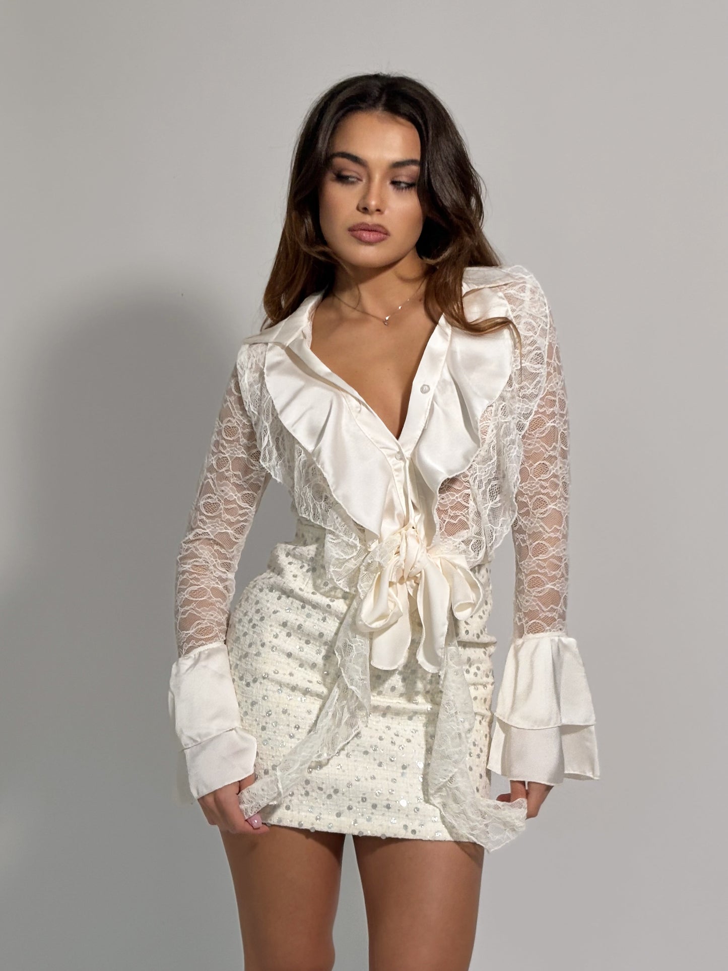 Дантелена риза Mirina