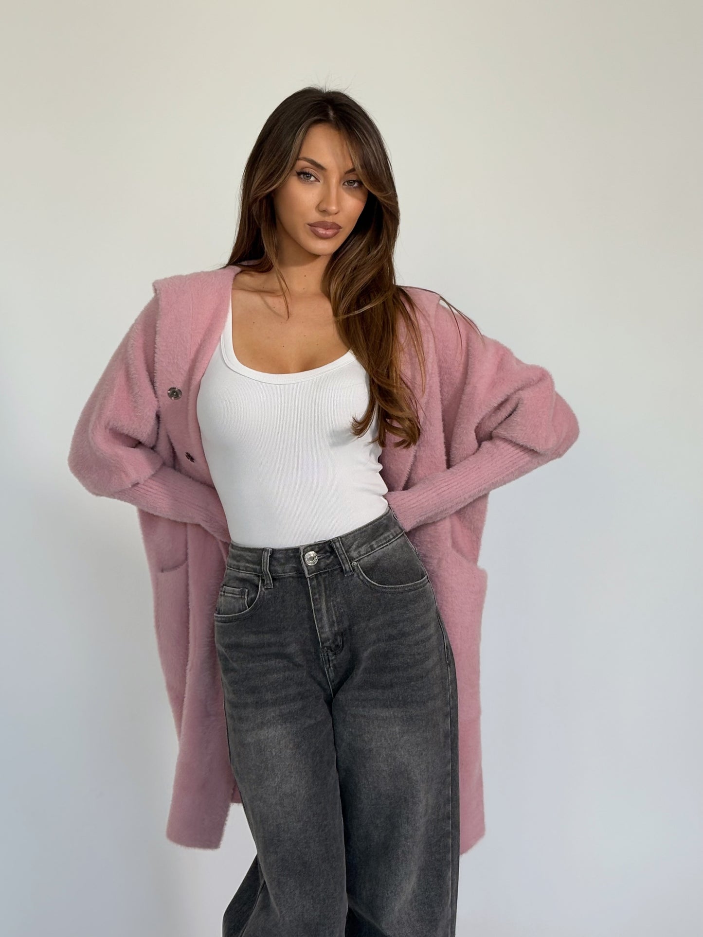 Палто тип жилетка Rose