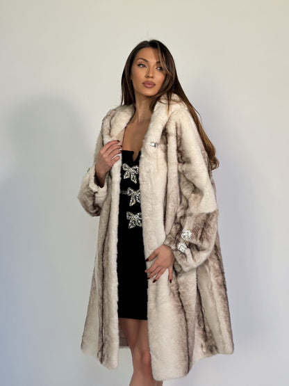 Палто с косъм Carolina