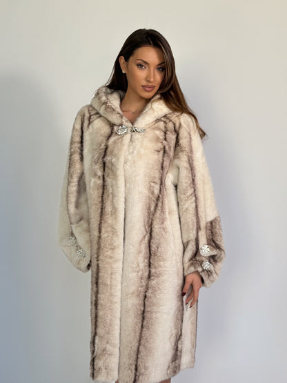 Палто с косъм Carolina