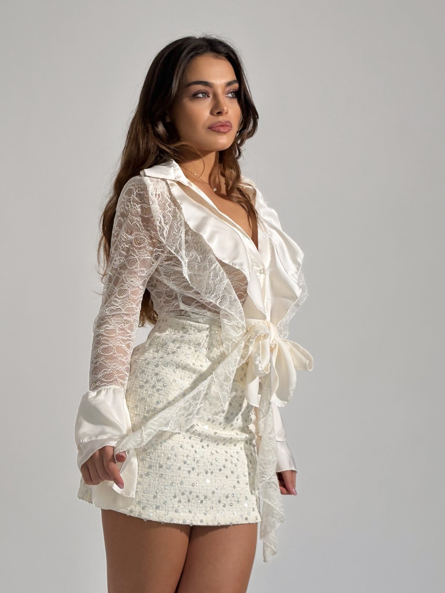 Дантелена риза Mirina