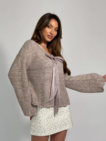 Пуловер Cindys с подвижна панделка