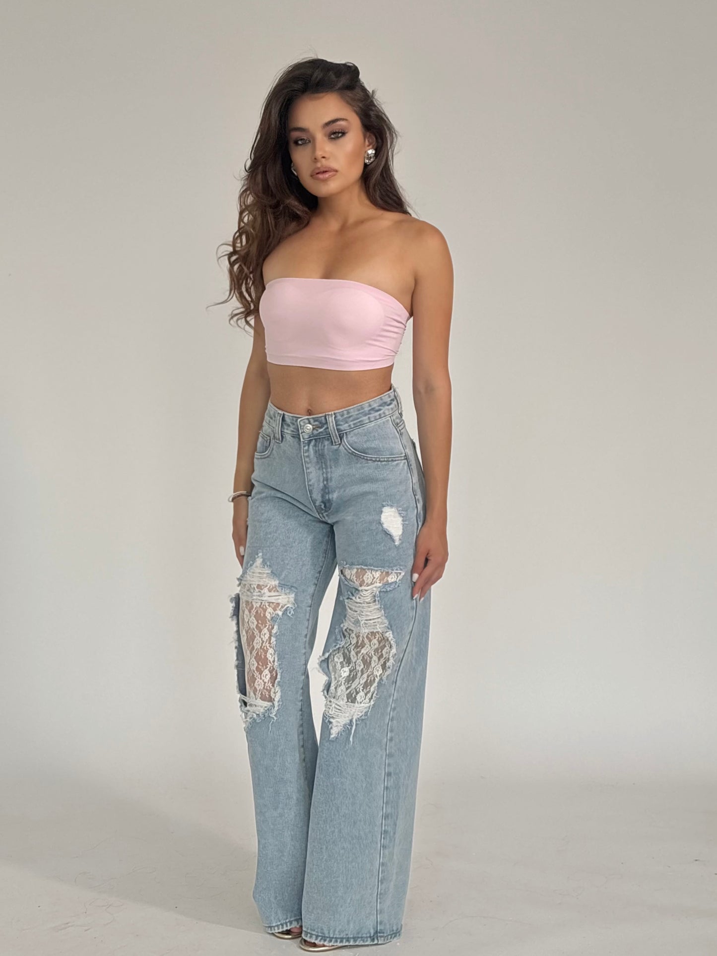 Jeans with lace Virginia