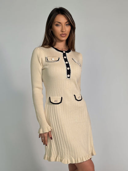 Рокля Relina от фино плетиво